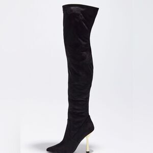 STEVE MADDEN Venuss Black Over The Knee Boots SIZE 8